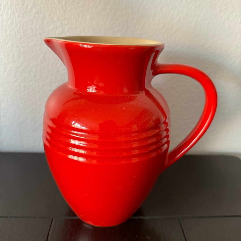 Le Creuset Vibrant Red Ceramic Pitcher